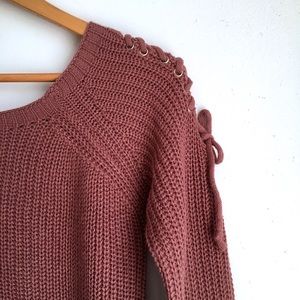 NWOT Damask Rose Mineral Wash Sweater